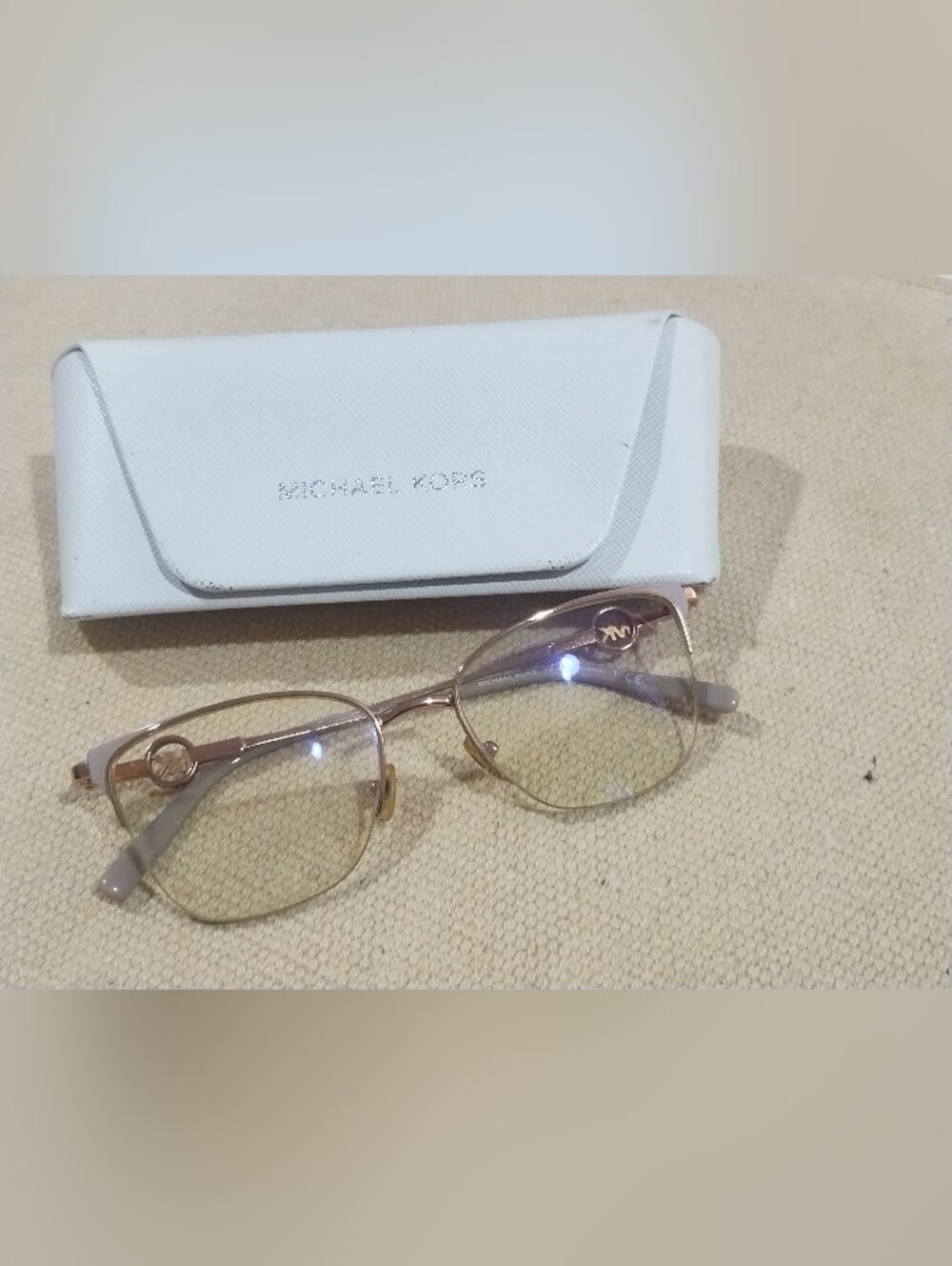 Michael Kors Rose Gold Glasses Frame